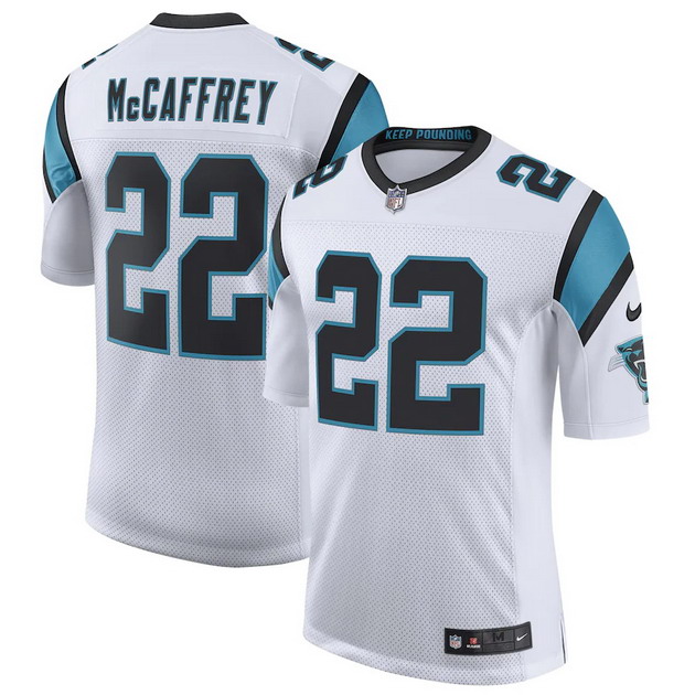 mens nike christian mccaffrey white carolina panthers classic limited player jersey